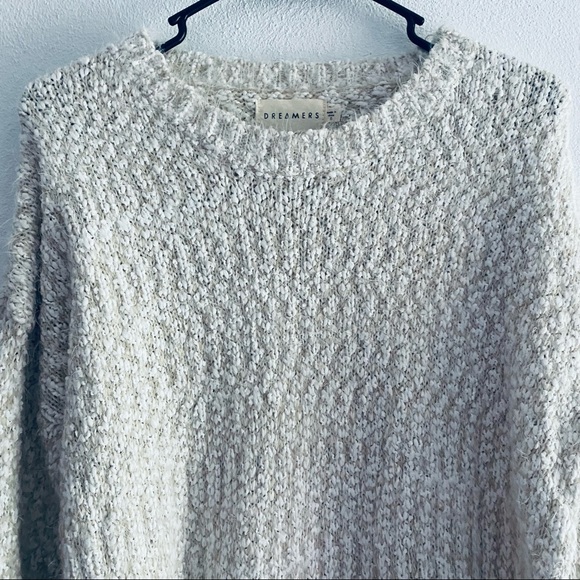 Dreamers cream soft knit sweater - Picture 2 of 8